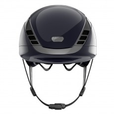 Abus x Pikeur AirLuxe Chrome Riding Hat (Shiny Midnight Blue)
