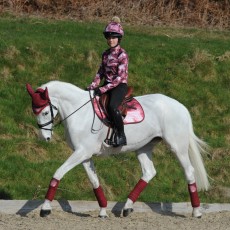 Weatherbeeta Prime Marble All Purpose Saddle Pad (Burgundy Swirl Marble Print)