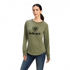 Ariat Womens Benicia Sweatshirt (Four Leaf Clover)
