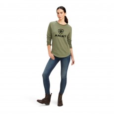 Ariat Womens Benicia Sweatshirt (Four Leaf Clover)