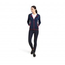 Ariat Womens Byron Full Zip Hood (Team Navy)