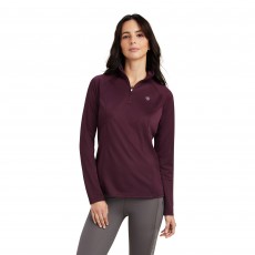 Ariat Womens Sunstopper 2.0 1/4 Zip (Mulberry)