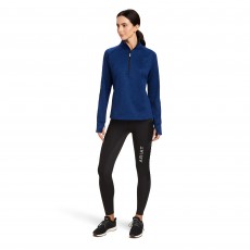 Ariat Womens Tek Team 1/2 Zip Sweatshirt (Estate Blue)