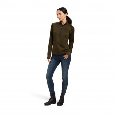 Ariat Womens Tek Team 1/2 Zip Sweatshirt (Forest Mist)