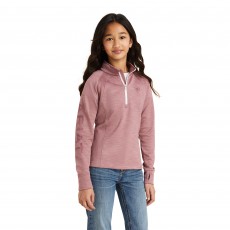 Ariat Youth Tek Team 1/2 Zip Sweatshirt (Nostalgia Rose)