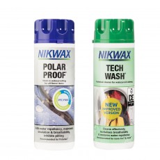 NikWax Tech Wash/Polar Proof Twin Pack 300ml