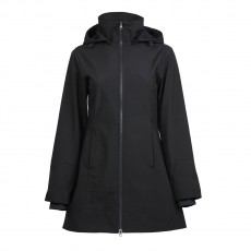 Dublin Ladies Remy Showerproof Soft Zip Jacket (Black)