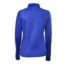 Dublin Ladies Sapphire Print Long Sleeve Top (Cobalt)