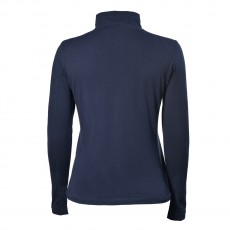 Dublin Ladies Giana Base Layer 1/4 Zip Long Sleeve T Shirt (Ink)