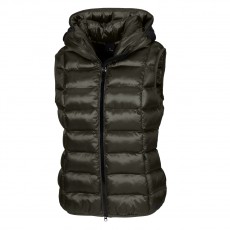 Pikeur Ladies Sia Hooded Gilet (Black Olive)