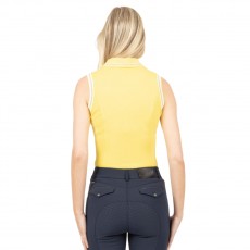 ANKY Ladies Sleeveless Polo Shirt (Yellow Tale)