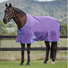 Weatherbeeta Comfitec Essential Turnout Standard Neck 50g Lite Plus (Violet/Blue)