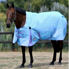 Weatherbeeta Comfitec Classic Turnout Standard Neck 0g Lite (Light Blue/Purple)