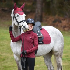 Weatherbeeta Prime Ladies Long Sleeve Top (Maroon)