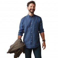 Ariat Mens Sonoma Shirt (Navy Tattersal)