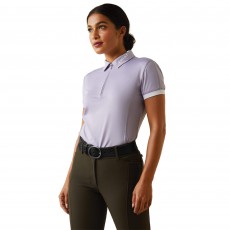 Ariat Womens Bandera 1/4 Zip Polo (Heirloom Lilac)