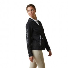 Ariat Womens Byron Full Zip Hoodie (Black)