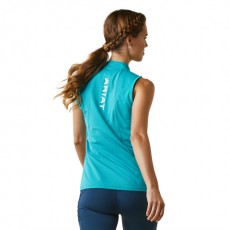 Ariat Womens Hailey 1/4 Zip Baselayer (Viridian Green)
