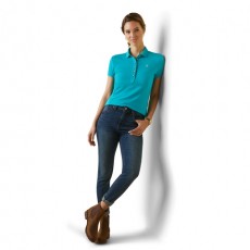 Ariat Womens Prix 2.0 Polo (Viridian Green)