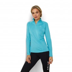 Ariat Womens Sunstopper 2.0 1/4 Zip Baselayer (Maui Blue)