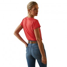 Ariat Womens Laguna Logo Top (Aura Orange)