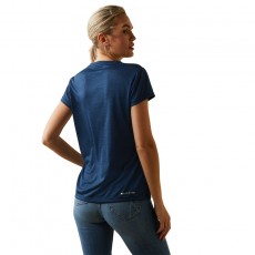 Ariat Womens Laguna Logo Top (Navy Eclipse)