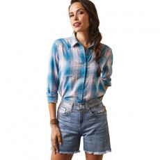 Ariat Womens Real Billie Jean Shirt (Idabel Dobby Plaid)