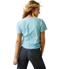 Ariat Womens Real Durable Goods Tee (Gulf Stream)