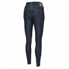 Pikeur Ladies Candela Jeans Grip Full Seat Breeches (Dark Denim Blue)