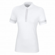 Pikeur Ladies Valine Zip Shirt (White) *Ex-Display*