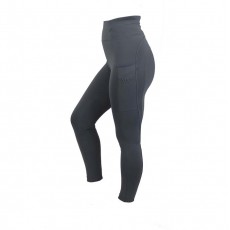 Woof Wear Riding Tights - Knee Patch (Slate)