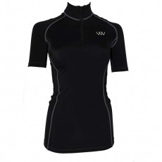 Woof Wear Short Sleeve Performance Riding Shirt (Black)