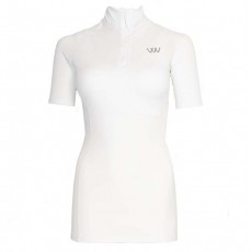 Woof Wear Short Sleeve Performance Riding Shirt (White)