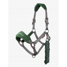 LeMieux Vogue Fleece Headcollar & Leadrope (Hunter Green)