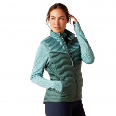 Ariat Womens Ideal Down Gilet (IR Arctic/Silver Pine)