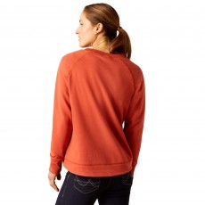 Ariat Womens Benicia Sweatshirt (Burnt Brick)