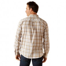 Ariat Mens Napa Long Sleeved Shirt (Blue Check)