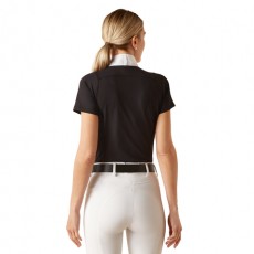 Ariat Womens Luxe Short Sleeve Show Shirt (Black)