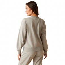 Ariat Womens Memento Sweat Shirt (Heather Grey)