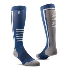 Ariat Ariattek Slimline Performance Socks (Denim/Zinc)