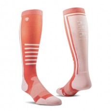 Ariat Ariattek Slimline Performance Socks (Faded Rose/Blush)