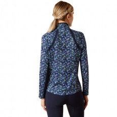 Ariat Womens Sunstopper 3.0 Base Layer (Blue Scribble)