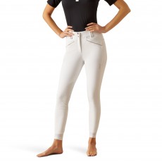Ariat Womens Tri Factor Grace Knee Patch Breeches (White)