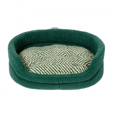 Danish Design Herringbone Fleece Slumber Bed (Green)