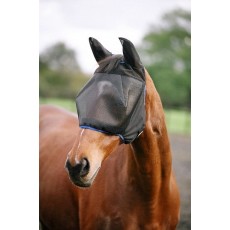 Equilibrium Field Relief Midi Fly Mask With Ears (Black/Blue)