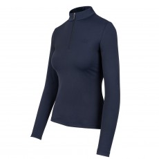 Woof Wear Ladies Long Sleeve Tech Riding Shirt (Navy)