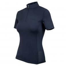 Woof Wear Ladies Short Sleeve Tech Riding Shirt (Navy)
