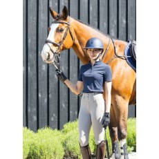 Woof Wear Ladies Short Sleeve Tech Riding Shirt (Navy)