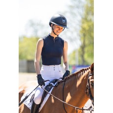 Woof Wear Ladies Sleeveless Tech Riding Shirt (Navy)