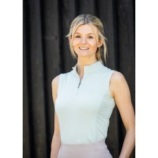 Woof Wear Ladies Sleeveless Tech Riding Shirt (Sage Green)